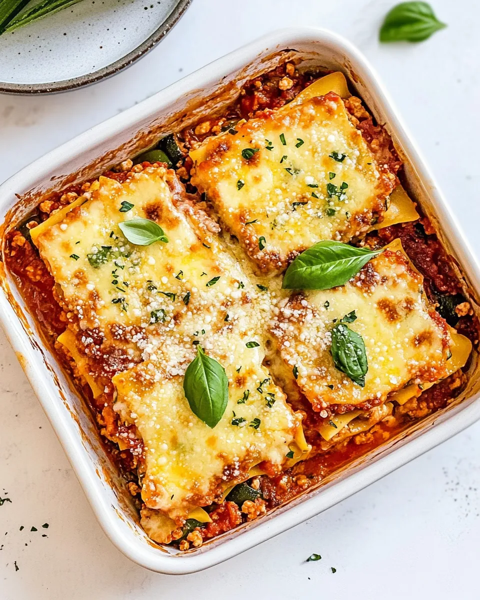 Easy Zucchini Lasagna dish photo
