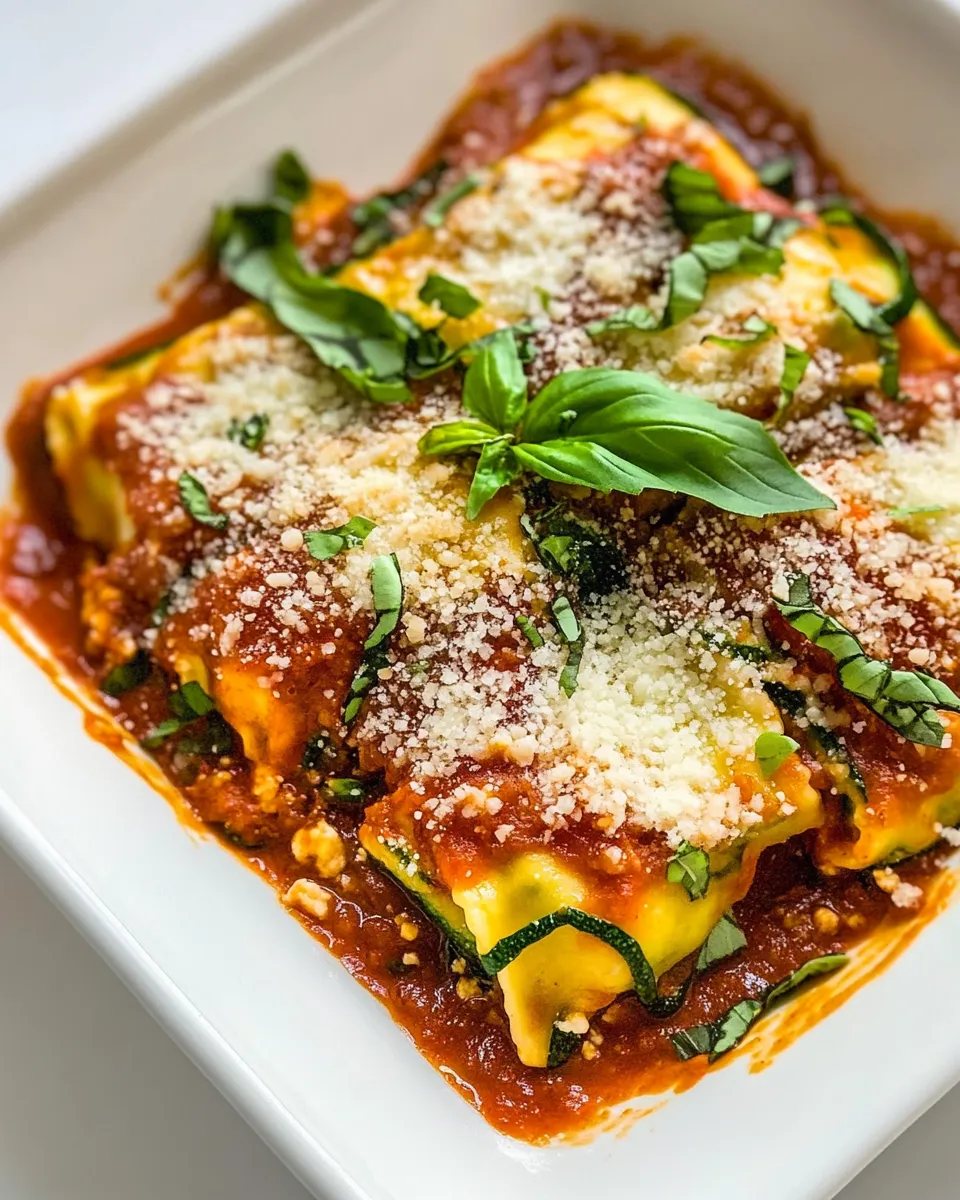 Classic Zucchini Ravioli recipe image