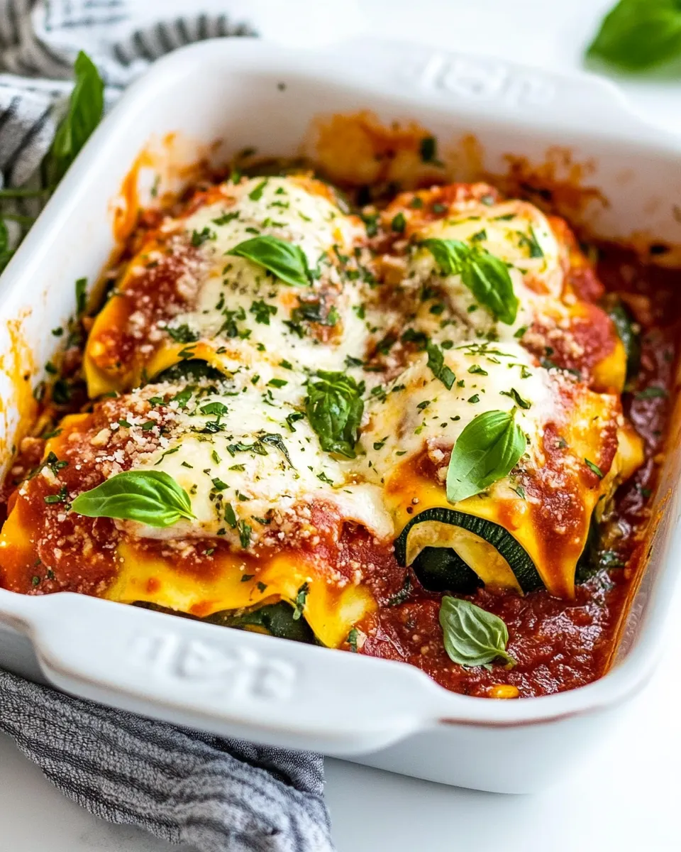 Easy Zucchini Ravioli plate image